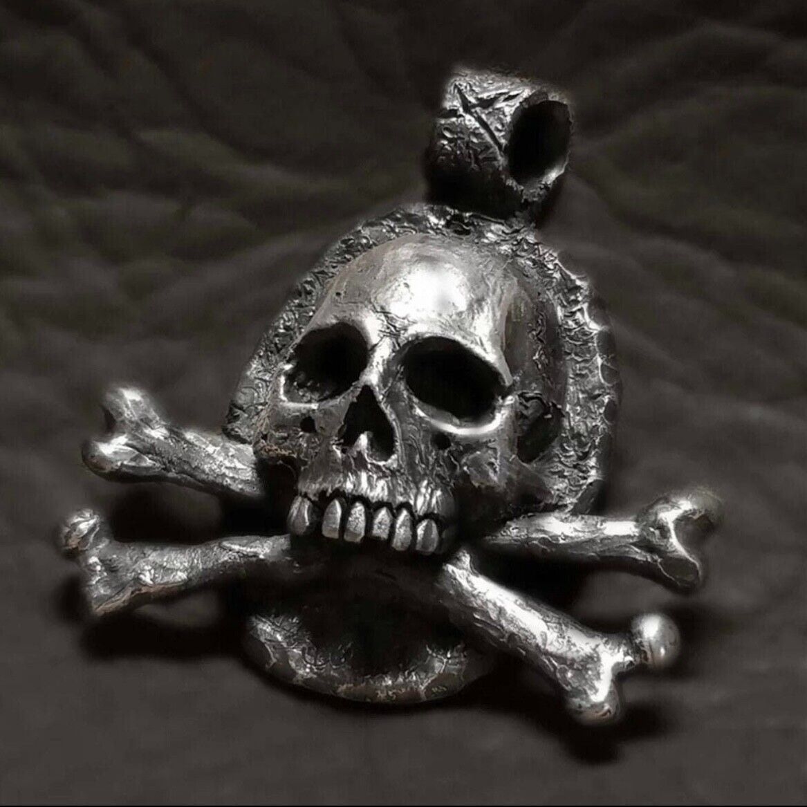 Gothic Stainless Steel Crossbones Vintage Skeleton Punk Pendant*