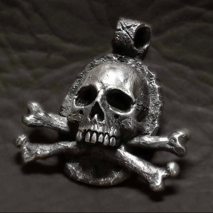 Gothic Stainless Steel Crossbones Vintage Skeleton Punk Pendant*