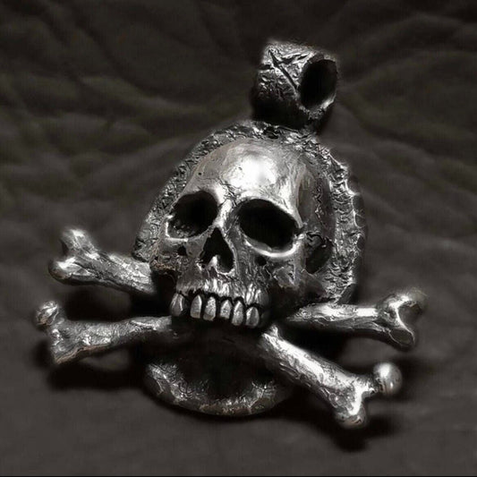 Gothic Stainless Steel Crossbones Vintage Skeleton Punk Pendant*