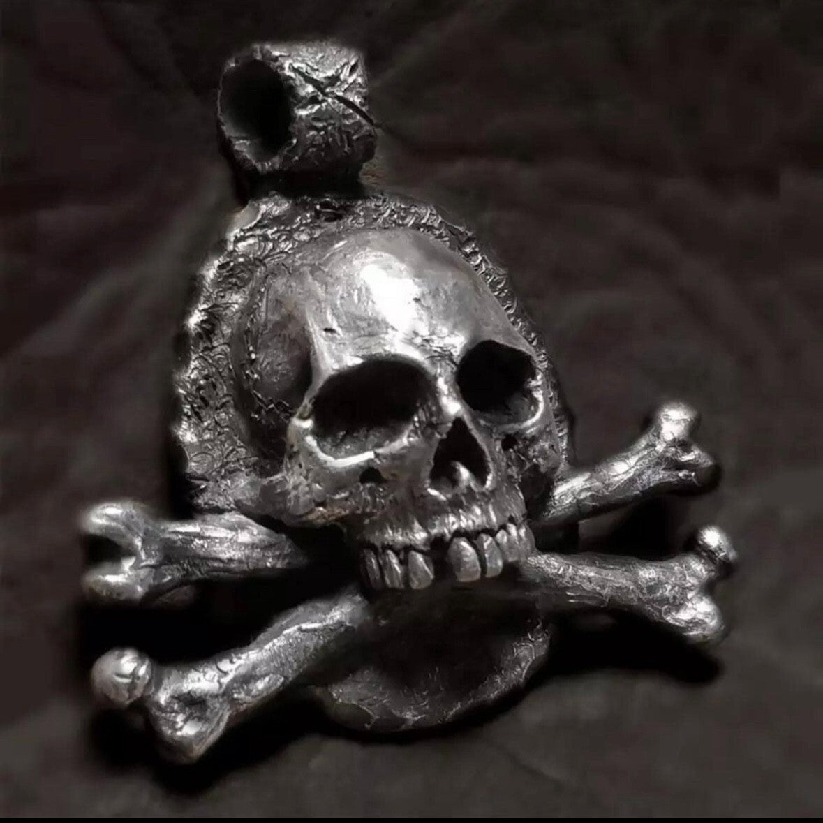 Gothic Stainless Steel Crossbones Vintage Skeleton Punk Pendant*